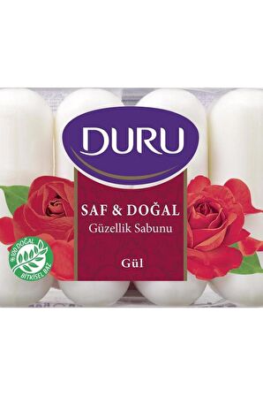 Duru Güzellik Sabunu Saf & Doğal Gül 4X70 G