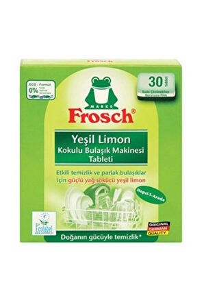 Yeşil Limonlu Bulaşık Deterjanı Tablet 30 Lu