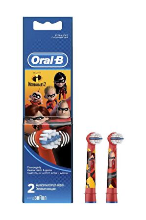 Oral - B Şarjlı Diş Fırçası Yedeği Incredibles 2'Li