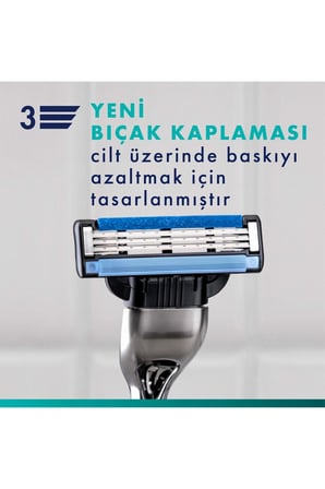 Mach3 Yedek Tıraş Bıçağı 4'lü