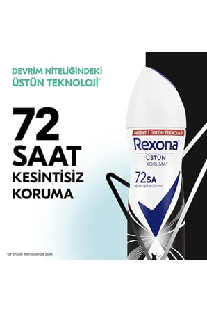 Rexona Kadın Deodorant Invisible 72 Saat Üstün Koruma 150 ML
