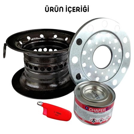Argeus Jel Yakıtlı Osmanlı Ocağı Siyah