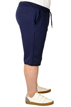 Mode XL Büyük Beden Erkek Kapri Straight Basic 20500 Indigo