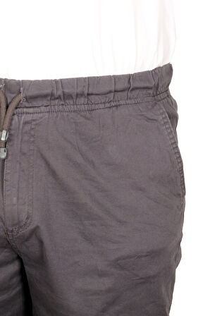 Mode XL Büyük Beden Keten Kargo Jogger Valencia 21911 Antrasit