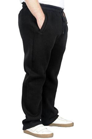 Mode XL Büyük Beden Erkek Eşofman Altı Classic 3 İp 11103 Siyah