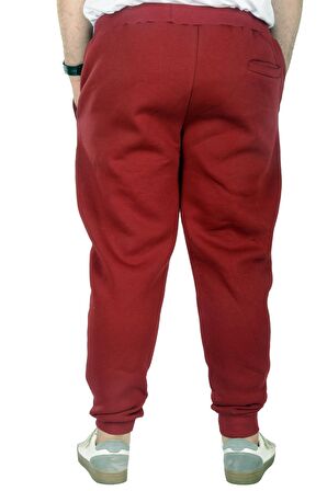 Mode XL Büyük Beden Erkek Esofman Altı 3ip 20583 Bordo