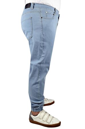 Mode XL Erkek Kot Pantolon Jogger 21919 Mavi