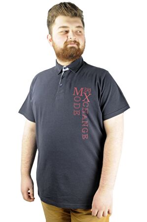 Mode XL Erkek Polo T shirt Mode Exchange 22312 Lacivert