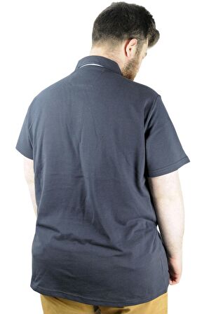 Mode XL Erkek Polo T shirt Explore The World 22313 Lacivert