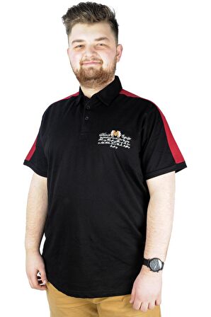 Mode XL Erkek T shirt Polo M Cruise 22318 Siyah