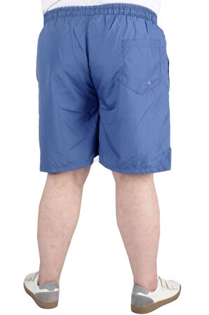 Mode XL Büyük Beden Deniz Şortu Summer Beach 22455 İndigo