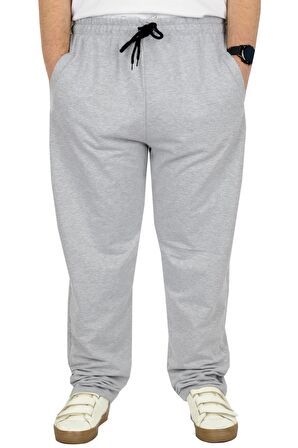 Mode XL Büyük Beden Erkek Eşofman Altı Classic 2 İp 11100 Gri