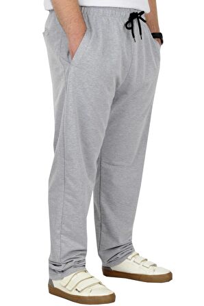 Mode XL Büyük Beden Erkek Eşofman Altı Classic 2 İp 11100 Gri