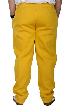 Mode XL Büyük Beden Erkek Eşofman Altı Classic 3 İp 11103 Hardal