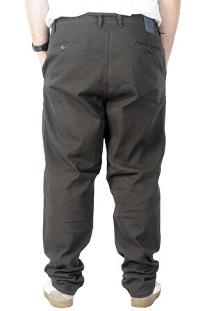 Mode XL Büyük Beden Erkek Gabardin Pantolon Doğa 22850 Kahverengi