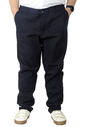 Mode XL Büyük Beden Erkek Gabardin Pantolon Doğa 22850 Lacivert