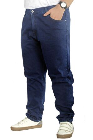 Mode XL Büyük Beden Erkek Kot Pantolon STEFANO BLUE 22938 MAVİ