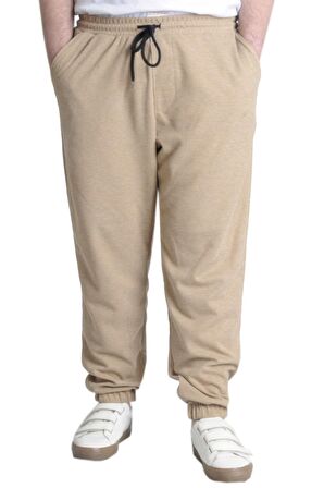 Mode XL Eşofman Altı Lastikli Paça Waffle 23501 Bej