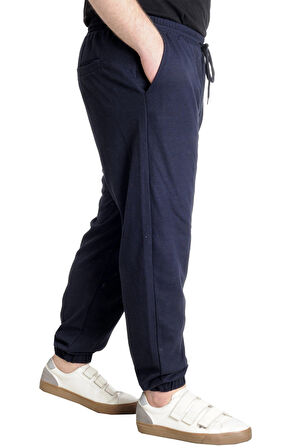 Mode XL Eşofman Altı Lastikli Paça Waffle 23501 Lacivert