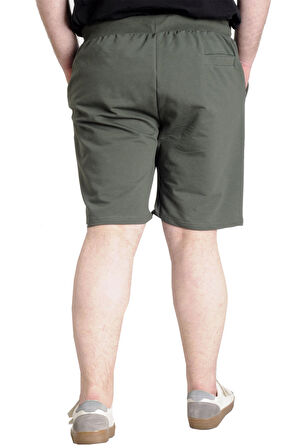 Mode XL Büyük Beden Erkek Kapri Yandan Cep MULINE 20501 Haki