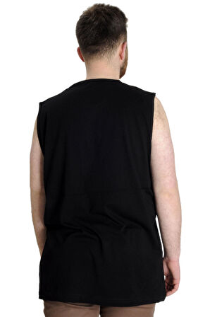 Mode XL Büyük Beden Erkek Atlet MAN 23009 Siyah