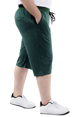 Mode XL Büyük Beden Erkek Kapri Straight Basic 20500 Nefti