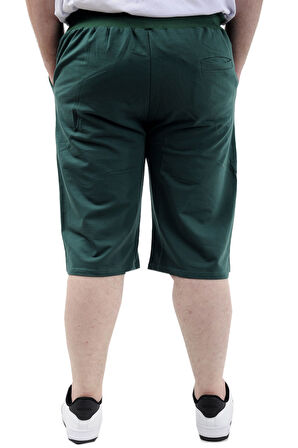 Mode XL Büyük Beden Erkek Kapri Straight Basic 20500 Nefti