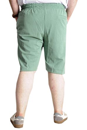 Mode XL Büyük Beden Erkek Şort İnterlook 23515 Çağla
