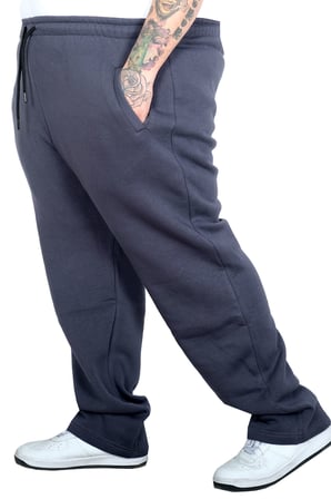 Mode XL Büyük Beden Kışlık Eşofman Classic 3 İp 11103 FUME
