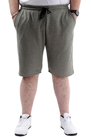 Mode XL Büyük Beden Erkek Cepli Şort WAFFLE 23498 Haki
