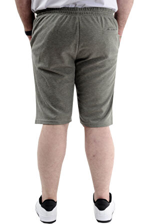 Mode XL Büyük Beden Erkek Cepli Şort WAFFLE 23498 Haki