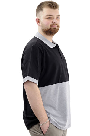 Mode XL Büyük Beden Erkek Polo Yaka T-Shirt POLO SPORT U24323 Grimelanj