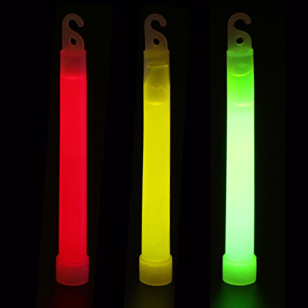 Argeus 6" Kimyasal Işık Çubuğu Sarı Renk 15 cm (Glow Stick)