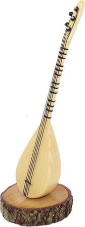 PANDURA MÜZİK Hediyelik Masaüstü Mini Bağlama
