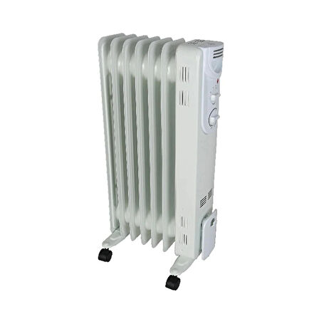 7 DİLİMLİ YAĞLI RADYATÖR ISITICI SOBA 1500 WATT