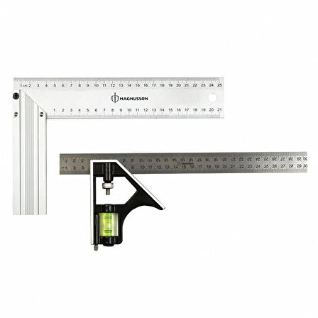 ÇELİK MAG 2 PARÇA KOMBİNE GÖNYE SETİ 250MM-300MM İKİLİ SET