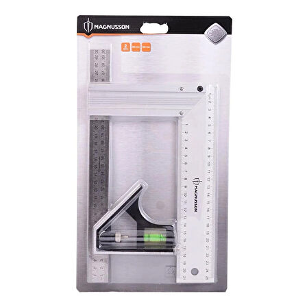 ÇELİK MAG 2 PARÇA KOMBİNE GÖNYE SETİ 250MM-300MM İKİLİ SET
