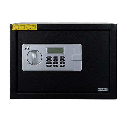 ELEKTRONİL ŞİFRELİ 25 EW PARA KASASI 35*25*25 CM ÖLÇÜLERİNDE