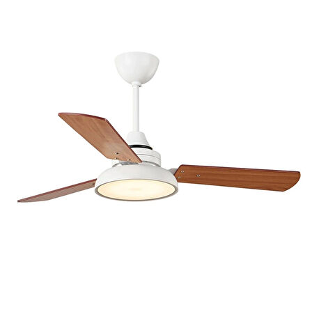 Snowy 3 Kanatlı Led Mat Beyaz 107Cm Tavan Vantilatörü