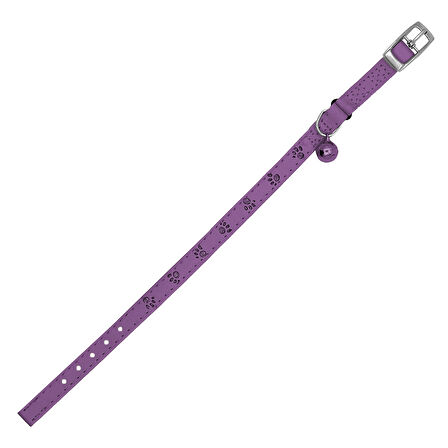 Royalist PC-16 Pati Baskılı Kedi-Köpek Tasması 10mm*30cm Mor
