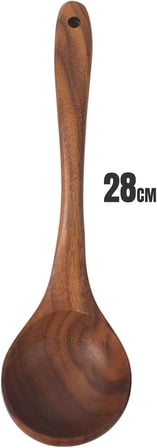 Doğal Akasya Ağacından El Oyması Servis Çatalı 26cm | Antibakteriyel, Dayanıklı ve Çevre Dostu Ahşap Kaşığı – Şık ve Uzun Ömürlü Mutfak Gereci (Akasya Kepçe)