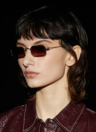 District People Altın Unisex Güneş Gözlüğü DCP CARNABY 009 Mis.U