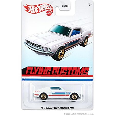 Hot Wheels Temalı Retro Arabalar '67 Custom Mustang GRT25