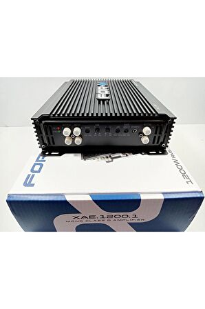 Mono Amfi 1200rms – Xae-1200.1d Bass Anfisi – Bass Kontrollü Mono Anfi