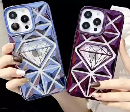 ARMORİX IPHONE 12/12 PRO UYUMLU TAŞLI ELMAS DESENLİ SİLİKON KILIF