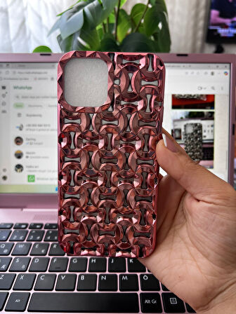 ARMORİX IPHONE 12/12 PRO UYUMLU  GEOMETRİK DESENLİ SİLİKON KILIF