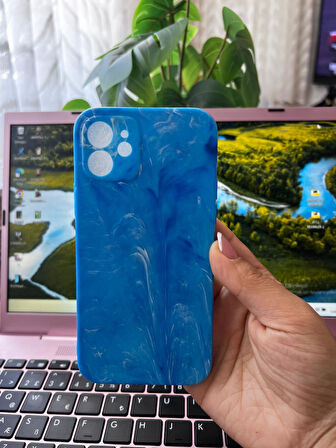 ARMORİX IPHONE 12 MERMER DESENLİ SİLİKON KILIF