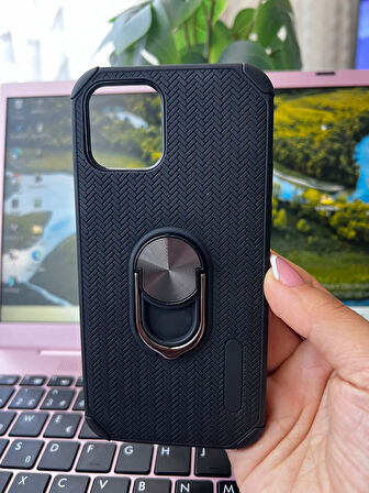ARMORİX IPHONE 12/12 PRO UYUMLU YÜZÜKLÜ YÜKSEK KORUYUCULU KILIF