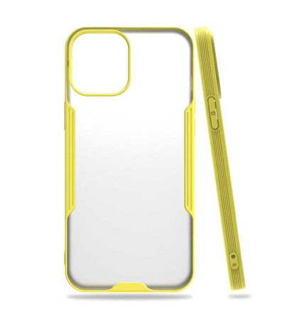 ARMORİX IPHONE 12/12 PRO İNCE RENKLİ KENARLI SİLİKON KILIF