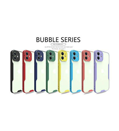 ARMORİX IPHONE 12/12 PRO İNCE RENKLİ KENARLI SİLİKON KILIF